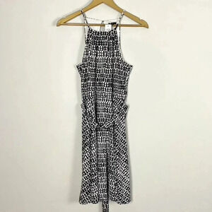 NWT Ann Taylor Black and White Sleeveless Dress